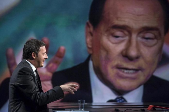 Matteo Renzi e Silvio Berlusconi