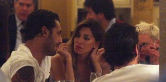 Fabrizio Corona e Belen Rodriguez nel 2012