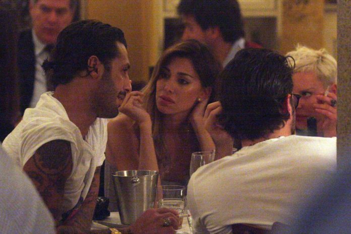 Fabrizio Corona e Belen Rodriguez nel 2012