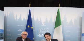Canada, G7: il Presidente Conte incontra Jean-Claude Juncker