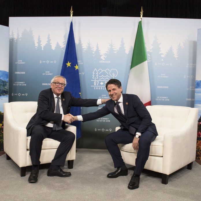 Canada, G7: il Presidente Conte incontra Jean-Claude Juncker