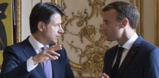 Il Presidente del Consiglio Giuseppe Conte a Parigi da Emmanuel Macron