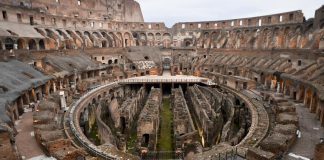 Colosseo, sfregio inglese