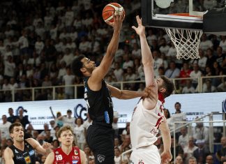 Basket, Serie A: Trento batte Milano, serie scudetto in parità