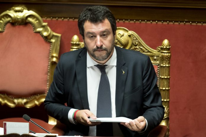 Matteo Salvini in Senato - Informativa sulla vicenda della nave Aquarius