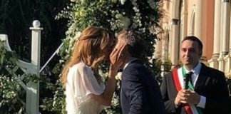 Il matrimonio tra Daniele Bossari e Filippa Lagerback