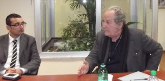 Aldo Loris Rossi e il direttore editoriale di "Cronache di" Ugo Clemente