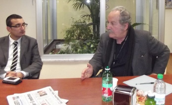 Aldo Loris Rossi e il direttore editoriale di "Cronache di" Ugo Clemente