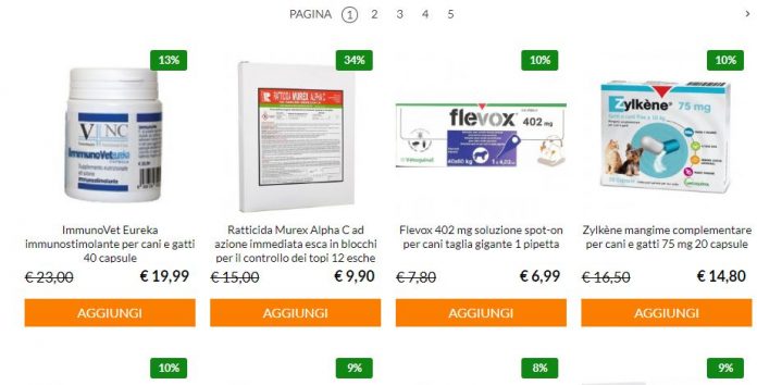 medicinali veterinari in vendita sul web