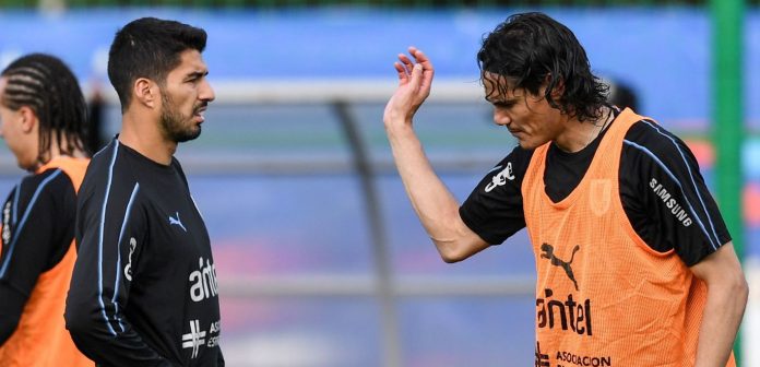 Suarez e Cavani guidano l'Uruguay contro l'Arabia Saudita