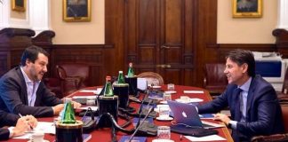 Il ministro Matteo Salvini e il premier Giuseppe Conte