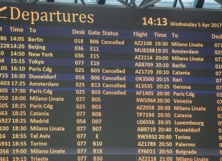 Belgio, prosegue sciopero in aeroporto di Bruxells: 140 voli annullati