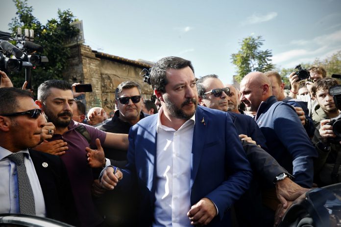 Salvini a San Lorenzo