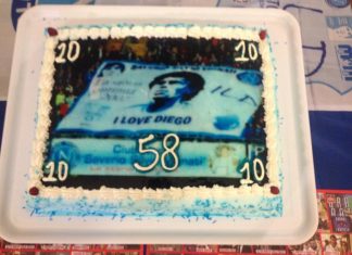 A Napoli festa per il 58esimo compleanno di Maradona, ma il Pibe non c’è