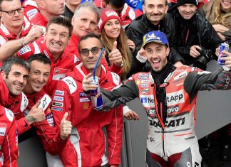 MotoGp: l’ultimo atto a Dovizioso, ma quante cadute
