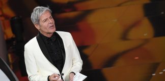 Claudio Baglioni nelle vesti di direttore artistico a Sanremo 2019