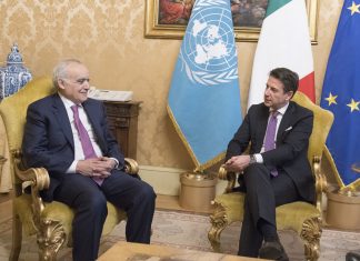 Libia, incontro Conte-Salamé: pieno sostegno al processo di stabilizzazione