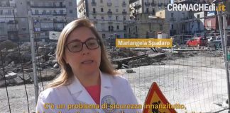 Mariangela Spadaro commerciante in crisi per il cantiere di piazza Mercato