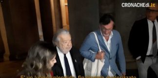 Il regista Pupi Avati alla Reggia di Caserta