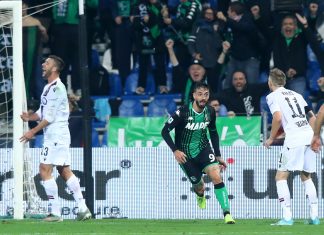 Serie A, doppio Caputo e Boga: il Sassuolo batte e sorpassa il Bologna