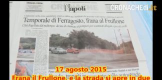 Napoli Via Marco Rocco di Torrepadula rischio frane