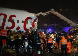 Turchia, aereo fuori pista a Istanbul: 120 feriti in ospedale