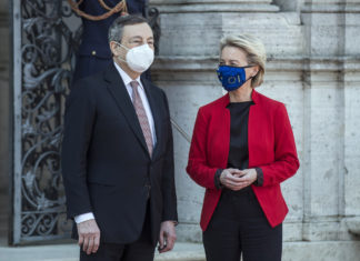 Covid, von der Leyen: “Grazie Draghi per il summit, onoreremo gli impegni”