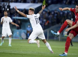 Euro 2020 Italia-Turchia: rete di Immobile, Azzurri avanti 2-0