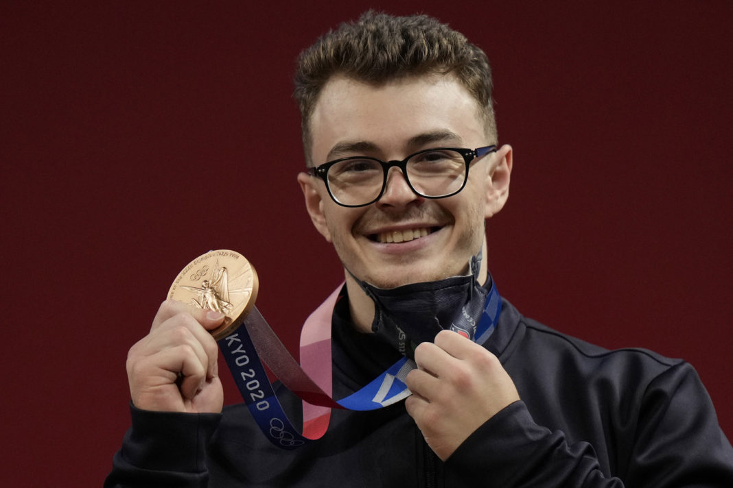 Tokyo 2020, Mirko Zanni bronzo nel sollevamento pesi