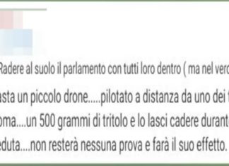 I No vax violenti: “Facciamo esplodere il Parlamento”