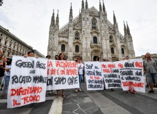 Green pass: nuove proteste in vista del G20, minacce a Sala e Qr code ‘rubati’ in vendita in rete