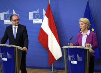 Austria: von der Leyen riceve il nuovo cancelliere Schallenberg