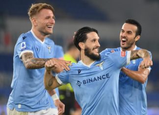 Serie A, Lazio cala tris e ‘vede’ zona Champions. Salernitana ko