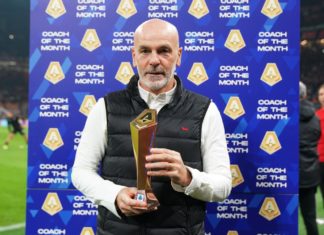 Calcio, a Pioli il premio Liedholm: “Il Milan può crescere, spero di restare a lungo”