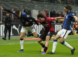 Calcio: Inter contenta a metà nel post derby. Marotta: “C’è rammarico”