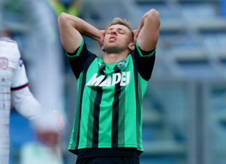 Calcio, Sassuolo sprecone: il Cagliari strappa un punto prezioso