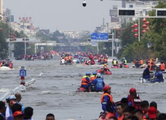 Cina: le inondazioni provocano almeno 12 morti, migliaia gli evacuati