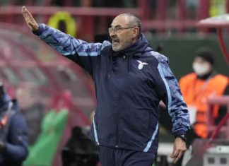 Calcio, Sarri: “Ko con il Napoli percepito dal riscaldamento, è stato frustrante”