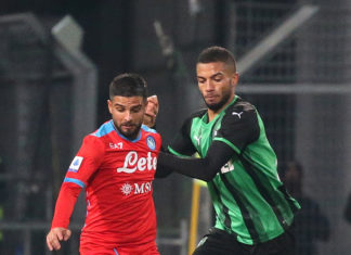 Calcio, il Napoli si butta via e spreca doppio vantaggio. Con Sassuolo è 2-2