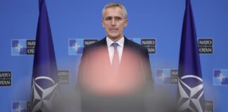 Europe Russia Ukraine NATO NATO Secretary General Jens Stoltenberg listens to questions during a media conference at NATO headquarters in Brussels, Monday, Jan. 24, 2022. (AP Photo/Olivier Matthys)