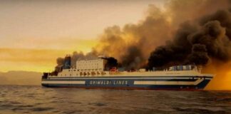 incendio del traghetto