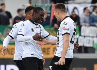 Calcio, Serie A: Spezia-Venezia 1-0 il finale, decide Gyasi al 94′