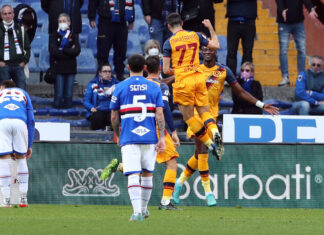 Calcio, la Roma passa a Marassi e torna quinta. Samp ko, decide Mkhitaryan