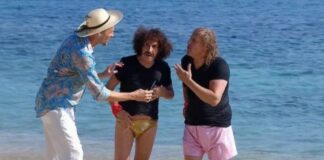 Silvano Michetti a L'Isola dei Famosi al momento della bestemmia che gli è costata l'espulsione.