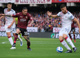 Calcio: Altare in extremis replica a Verdi, Salernitana-Cagliari 1-1