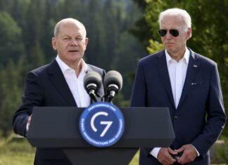 Ucraina, Scholz: “G7 continuerà pressione su Putin, questa guerra deve finire”