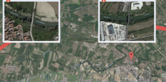 Ponte romano chiuso: Capua divisa in due