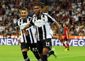 Calcio: super Udinese cala poker alla Roma, Milan e Napoli ringraziano