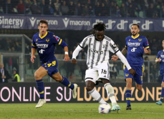 Calcio: la Juve suona la quinta, tre punti a Verona con Kean e balzo in classifica