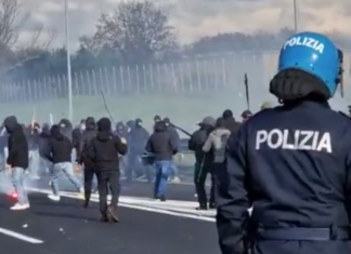 Guerriglia sull’A1, arrestato un tifoso della Roma